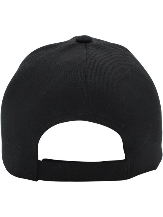 Unisex Black Classic Adjustable Plain Hat Hand Wash Imported Baseball Cap